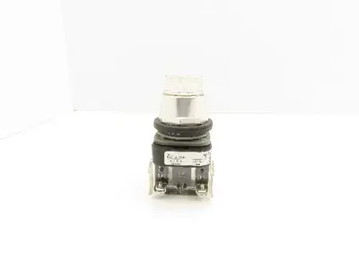 Allen Bradley 800T-QT10W Illuminated Clear Lens Pushbutton 30mm