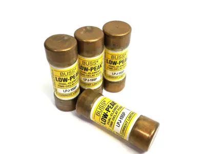 USED COOPER BUSSMANN DUAL-ELEMENT TIME DELAY FUSE, CLASS J