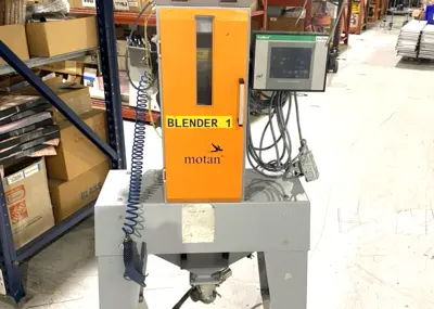 Used Motan GC100-4-PSG Hopper Blending Feeding Equipment Michigan US | Maverick Industrial Sales #1454251
