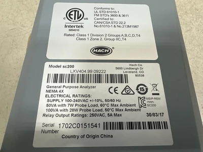 HACH SCS200 PLC Processors | Fram Fram LLC (12)