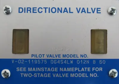 NEW DG4S4LW-012N-B-60 DIRECTIONAL CONTROL VALVE V-02-119575 DG4S4LW012NB60