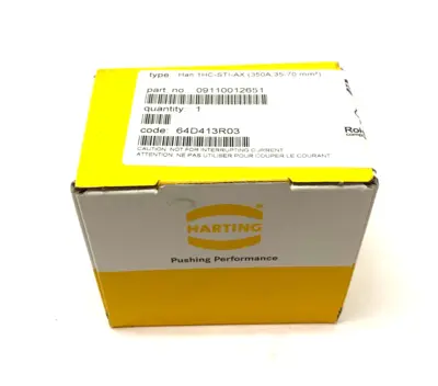 New | in-Stock HARTING MODULAR MALE INSERT 1-POS HAN Inserts (Misc) | Maverick Industrial Sales #1111716
