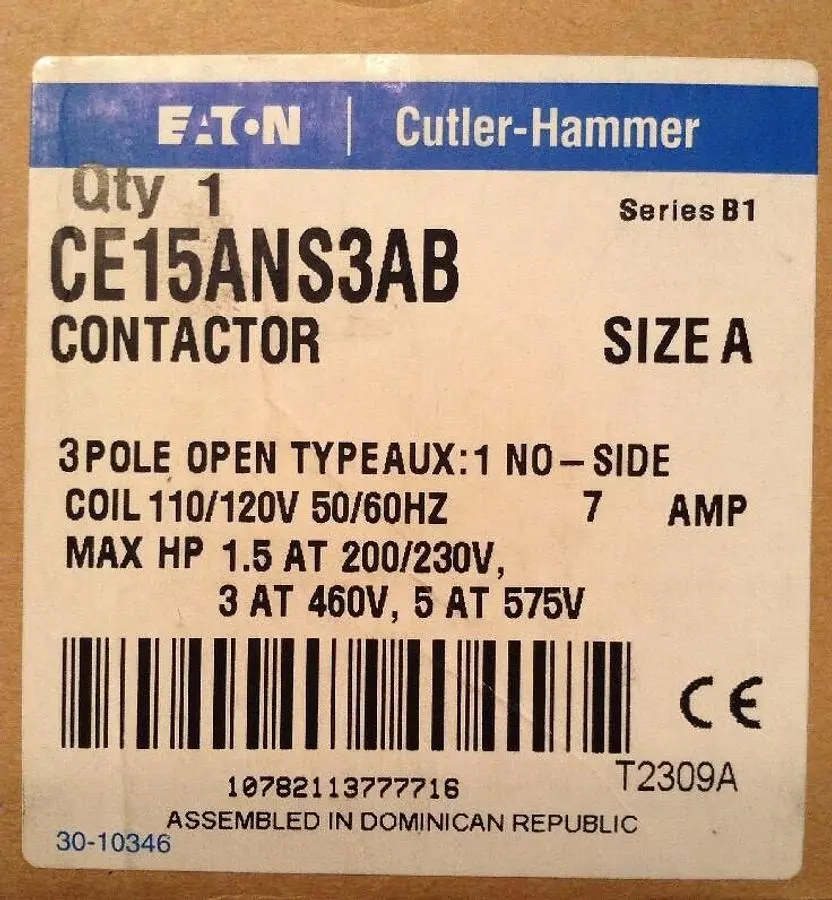 New | in-Stock CUTLER-HAMMER CE15ANS3AB SERIES B1 Miscellaneous Equipment (Electrical & Power) | Surplus Asset Holdings #1188434