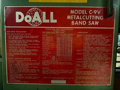 USED DOALL C-9V