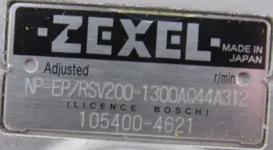 NEW ZEXEL 101492-0261 INJECTION PUMP 101049-9630 101049-9630 894449-2211