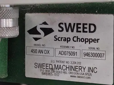 Used SWEED 450 AN DX Shredders Pennsylvania US | Global Equipment International, LLC #1258247