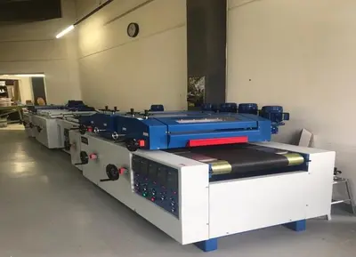 USED 2019 SOEST UNIVERSAL SURFACE FINISHING LINE – PARQUET / WOOD SURFACES