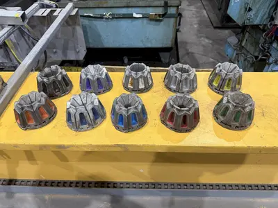 CAT CRIMPUTER HOSE CRIMPING & COUPLING PRESS , WITH TOOLING DIES & ENERPAC HYDRUALIC UNIT: YOBRO #24865