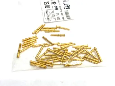Mencom CDFD-0.3 Female Crimp Contact, Gold, Con 22-26AWG 10A PKG OF 50