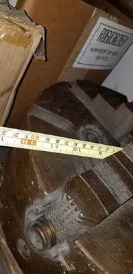 12'' Diameter 4 Jaw Lathe Chuck Threaded Mount for "Leblond Regal" style lathe