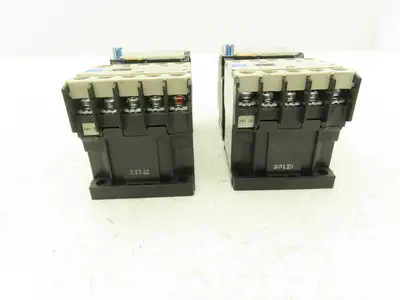 Fuji SK12L Motor Starter Contactor 5.5kW 600V & Overload 0.8-1.2A Lot of 2
