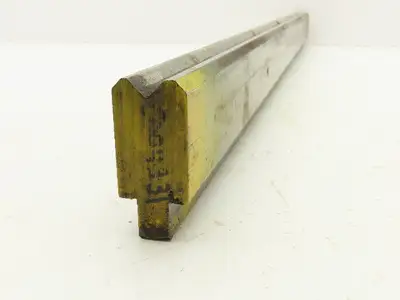 Press Brake Die 29-7/8" Long 90° V 1/2" W 1/4" D 1-3/4" H 1/2" Tang
