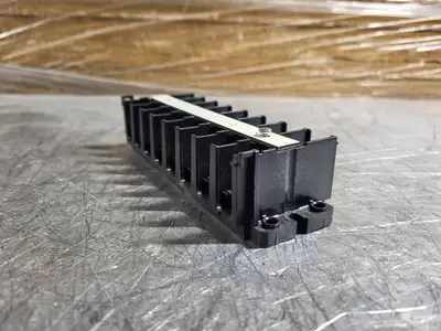 75 Amp Panel Mounted Terminal Block 2 Row 8 Position