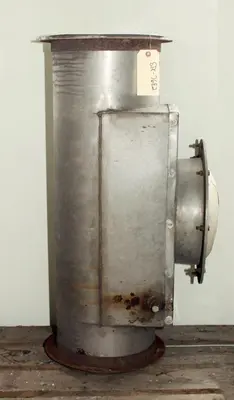 SPC7682  Valve 12" diameter x 39" rupture disc or containment disc duct section with pressure relief and check valve