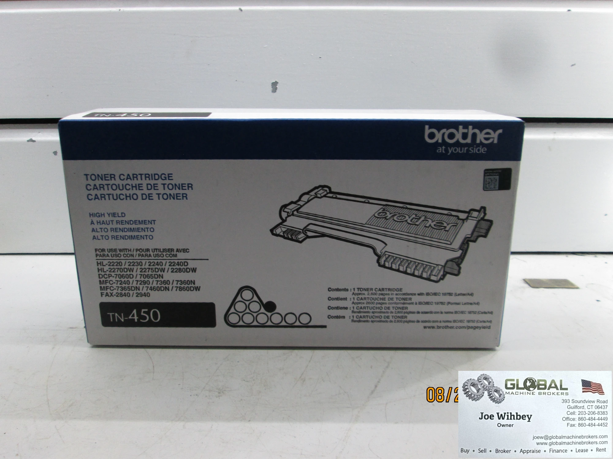 Brother TN-450 Black Toner Cartridge