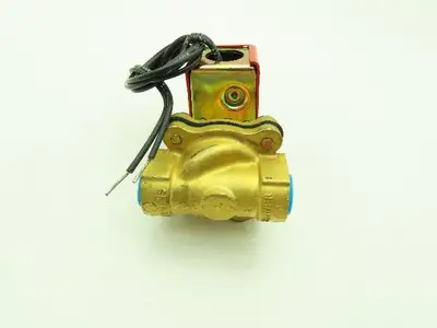 Skinner Lancer 2LB1HBG3125N Brass Solenoid Valve 2-Way NO 24VDC 125 PSI 3/8" NPT