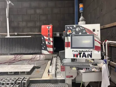 Used 2022 PARK INDUSTIES TITAN 3700 CNC Stone Routers Michigan US | All Used Stone Equipment #1568697