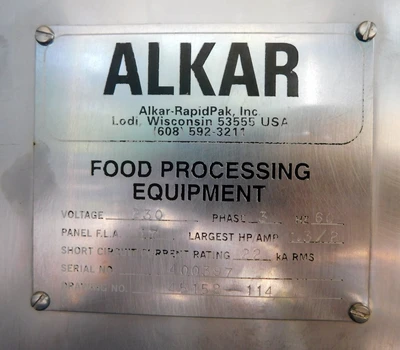 USED ALKAR SMOKE GENERATOR SMOKEMASTER