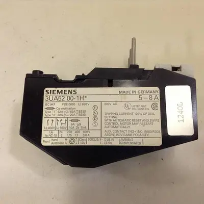 USED SIEMENS 3UA52 00-1H