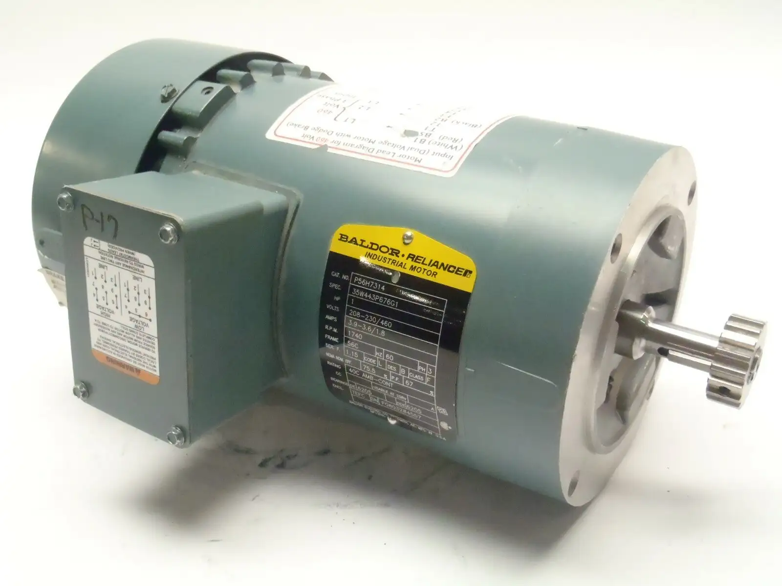 USED BALDOR ELECTRIC MOTOR