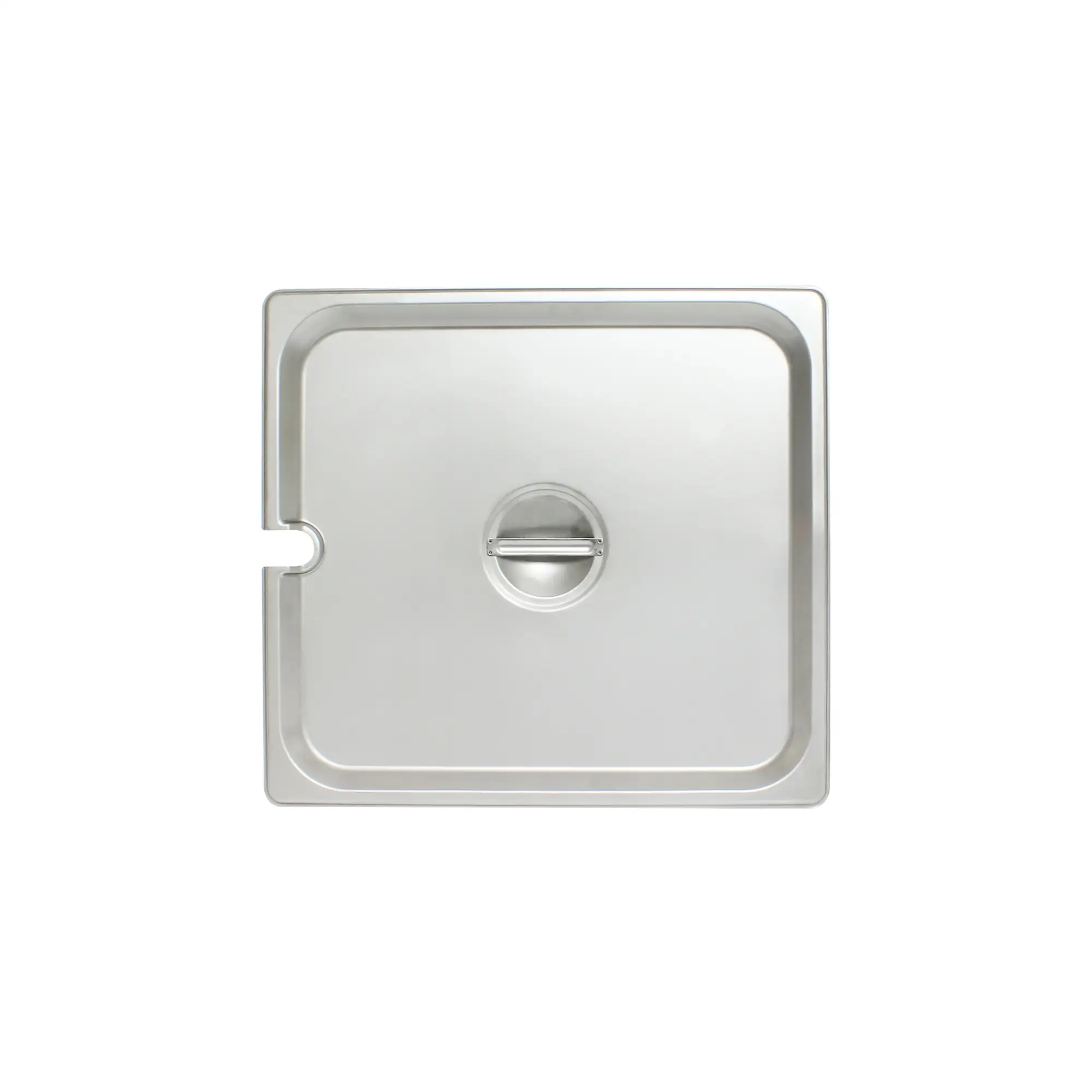Thunder Group STPA5230CS Two Third Size Steam Pan Cover - Notched, Stainless - 12, (each)