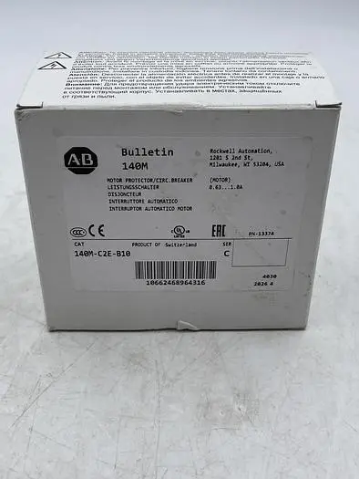 New | in-Stock ALLEN-BRADLEY ALLEN-BRADLEY 140M-C2E-B10 SER C Circuit Breakers | ND Industrial Surplus #1214317