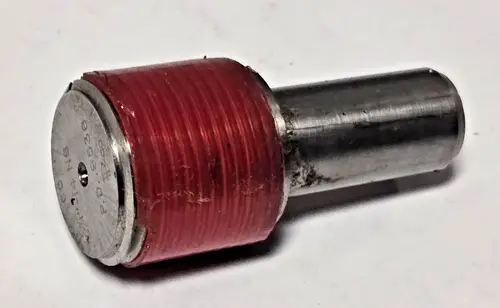 1" 14 NS GO THREAD PLUG GAGE P.D .9536