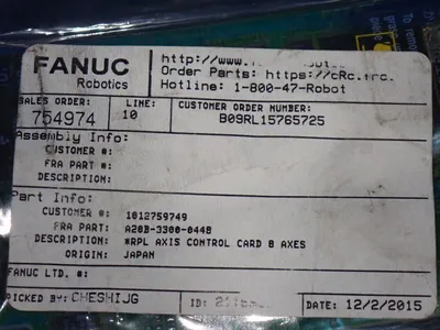 NEW FANUC A20B33000448