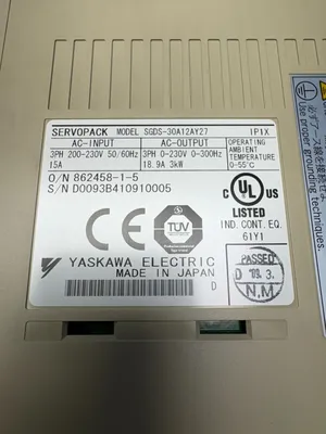 YASKAWA SGDS-30A12AY27 Electrical/PLC/Automation | ESS Industrial Equipment Sales (10)