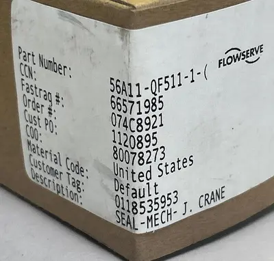 USED FLOWSERVE 56A11-QF511-1