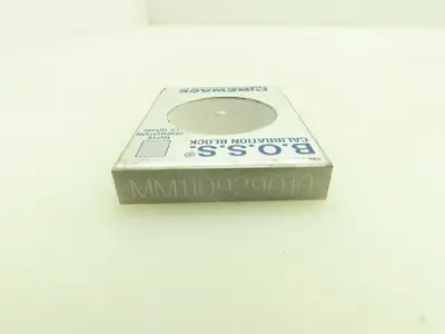B.O.S.S. Newage HA0158 Calibration Block For Brinell Optical Scanning 3.64MM