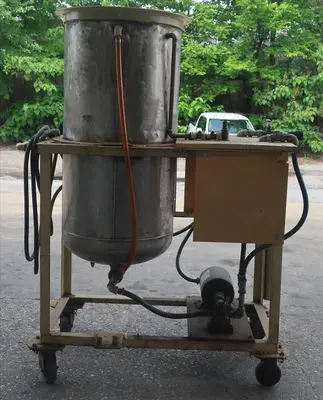 SPC8765  Tank 36 gallon vertical tank, Stainless Steel, dish