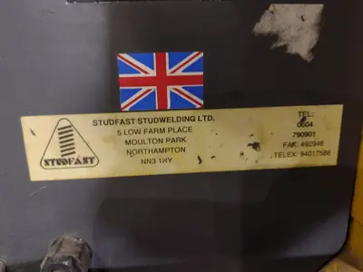 STUDFAST SYSTEM MODEL #10CD STUD WELDER WITH GUN: STOCK #23232