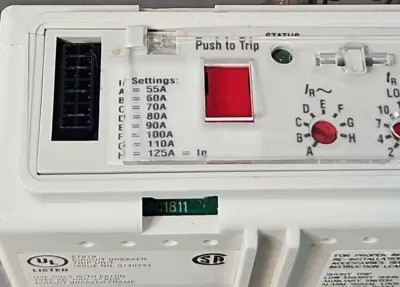 Cutler Hammer Eaton KES3125LSIG Amp Breaker Trip Unit (BIN433)
