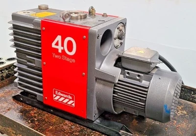 Edwards E2M40FF 40 Rotary Vane Dual Two Stage Vacuum Pump