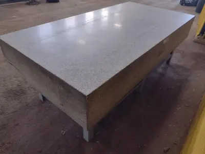 8' X 4' X 14" CHALLENGE PRECISION LAYOUT INSPECTION GRANITE TABLE: STOCK #23790