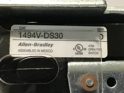 USED ALLEN BRADLEY 1494V-DS30 SER D