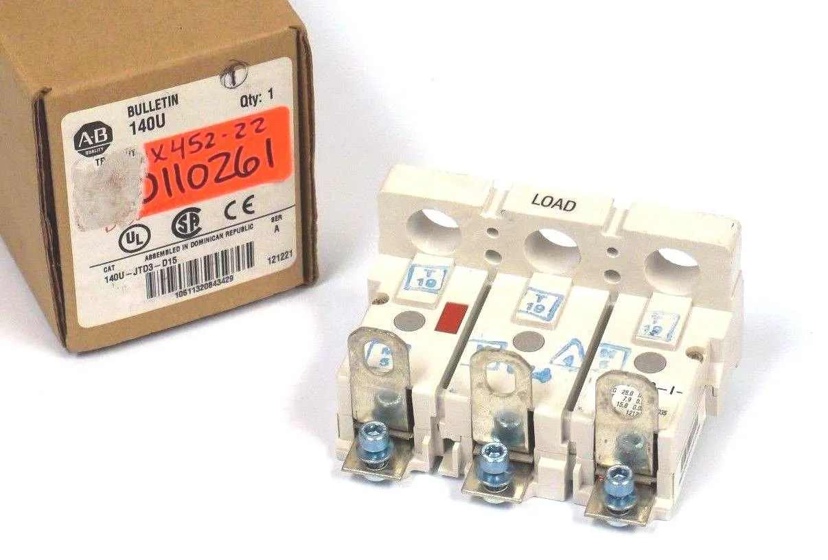 NEW ALLEN BRADLEY 140U-JTD3-D15 TRIP UNIT 140UJTD3D15