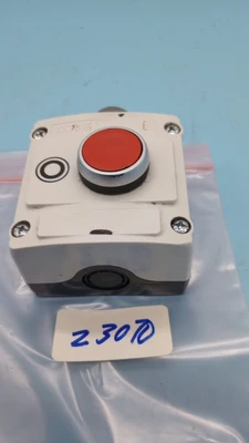 USED BACO LBX1 RED PUSH BUTTON SWITCH