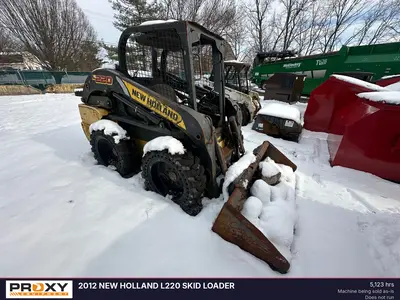 Used 2012 NEW HOLLAND L220 SKID LOADER Skid Steer Loaders Pennsylvania US | Proxy Equipment #1382740