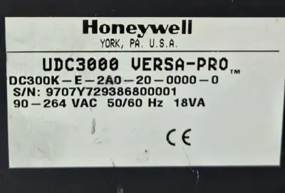 Honeywell UDC3000 Universal Digital Limit Controller (BIN634)