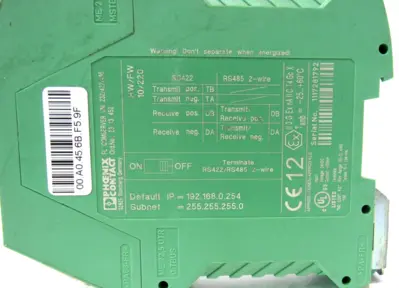 USED PHOENIX CONTACT UNI 232/422/485 FL COMSERVER UNIT UNI232422485
