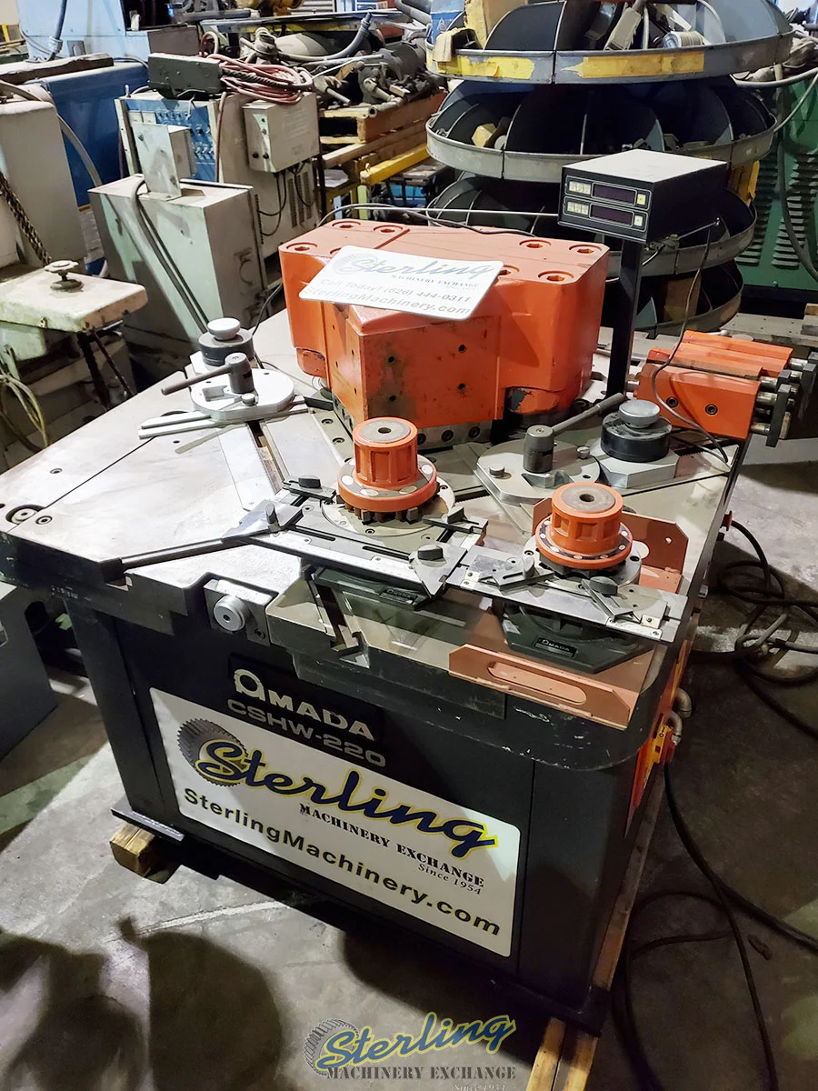 Used AMADA CSHW-220 Notching Machines California US | Sterling Machinery Exchange #1465624