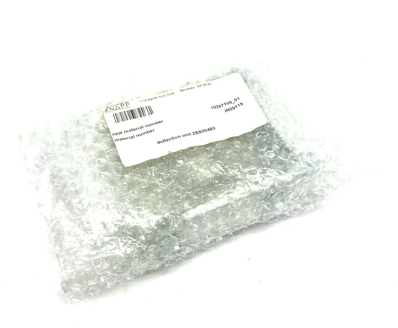 New | in-Stock Knapp Deflection Unit ZE028460 Conveyor Parts Michigan US | Maverick Industrial Sales #1400114