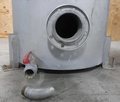 SPC8694  Tank 350 gallon vertical tank, Stainless Steel, flat