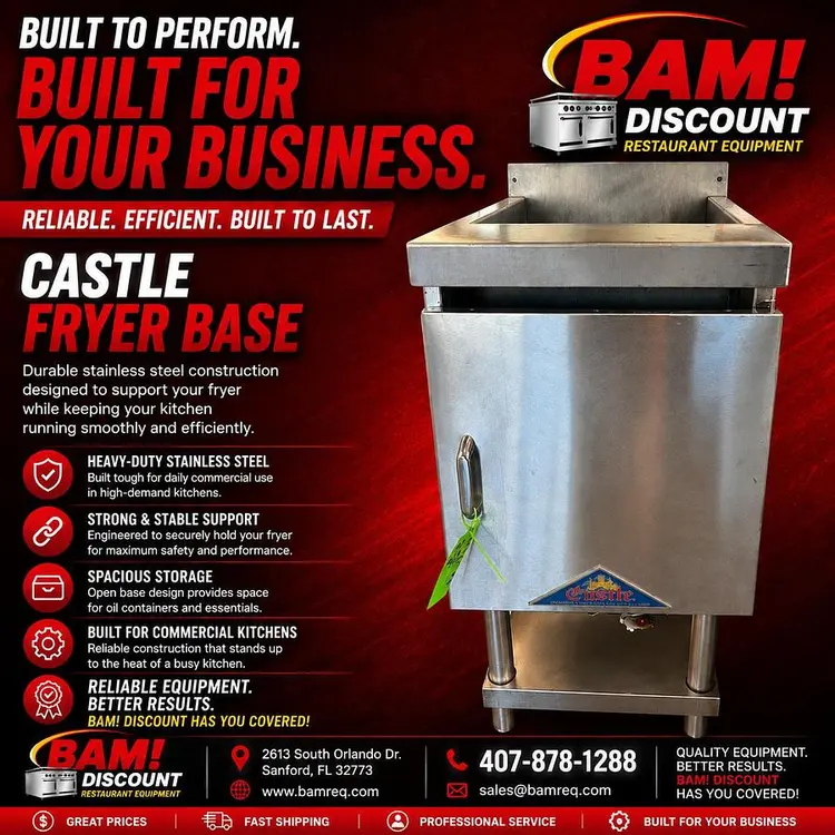 Used CASTLE CDFL - F-1 Chef Bases Florida US | BAM Discount Restaurant Equipment #1257172