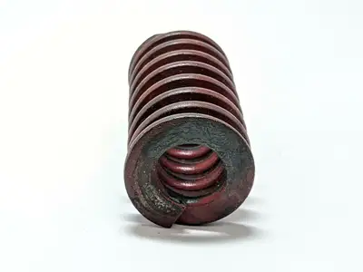 Used ASSOCIATED SPRING RAYMOND RED DIE SPRING 32MM X 2-1/2”, 16MM ROD DIA. Taps & Dies | Maverick Industrial Sales #1102960