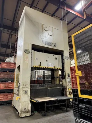 300 TON SUTHERLAND SP2-D-30096-48-16 STRAIGHT SIDE DOUBLE CRANK: YOBRO #24323