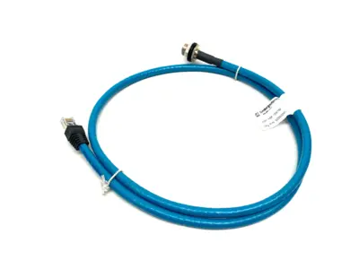 USED LUMBERG ETHERNET CORDSET M12 8-PIN TO RJ45