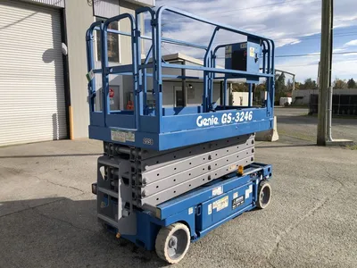 Used 2008 GENIE GS-3246 ELECTRIC SCISSOR LIFT Scissor Lifters Alberta CA | Adcock Equipment #1418058